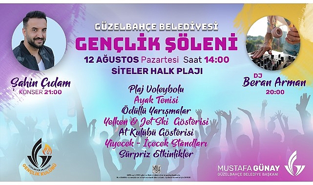 Güzelbahçe Belediyesi Gençlik Festivali başlıyor – KÜLTÜR SANAT