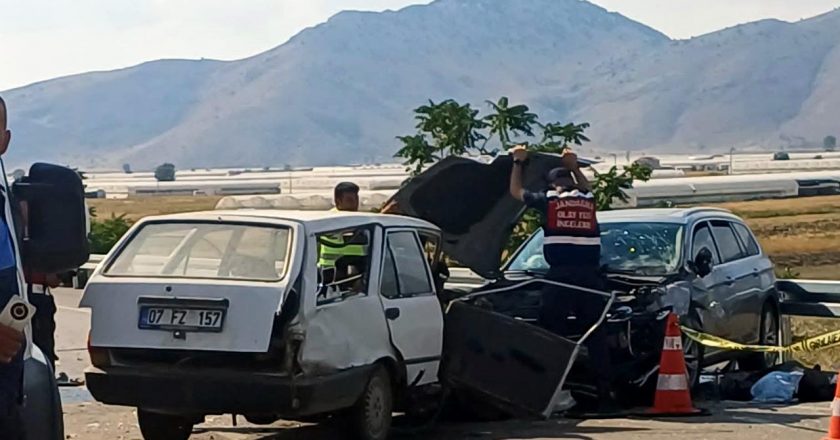 Burdur'da zincirleme kaza: 1 ölü, 3 yaralı