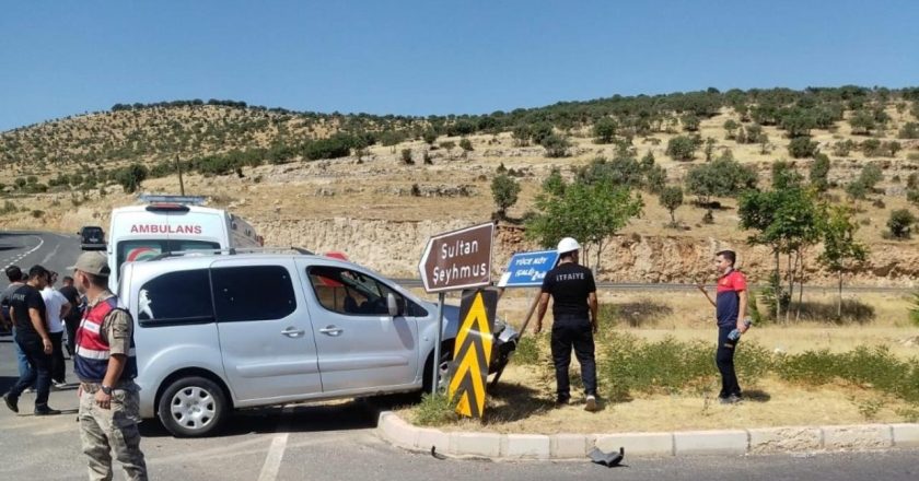 Mardin'de trafik kazası: 2 yaralı