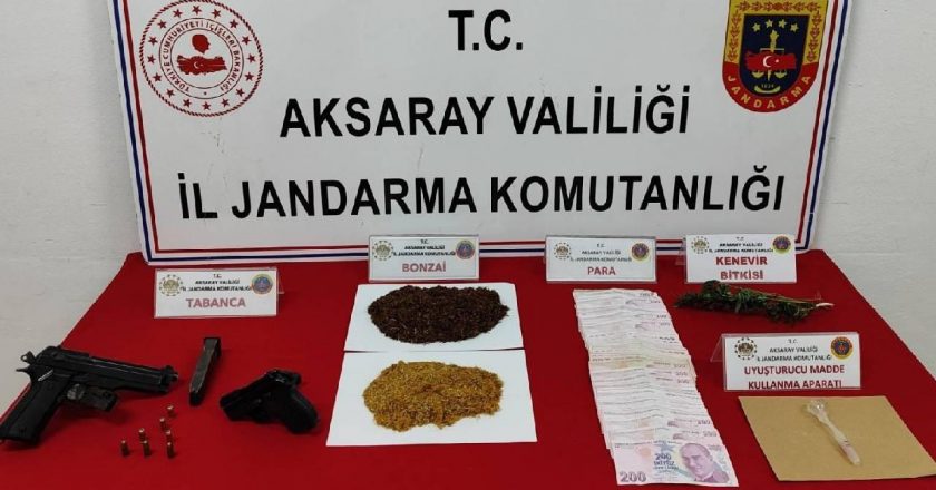 Aksaray'da uyuşturucu kaçakçılarına operasyon: 1 tutuklama