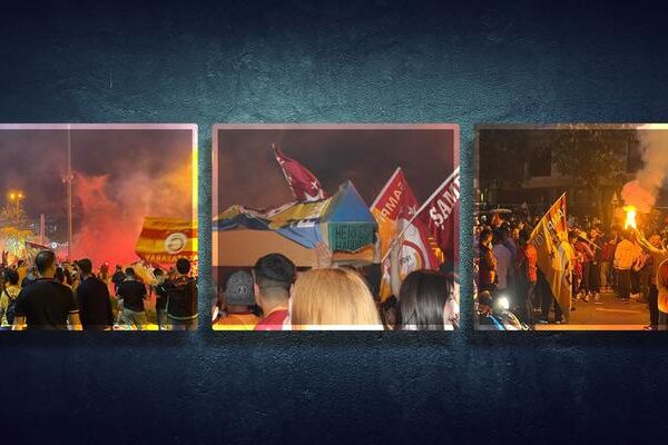 Galatasaray beşinci yıldızını taktı! Yurdun dört bir yanında büyük bir coşku var… Fenerbahçe bayrağı dikkat çekti