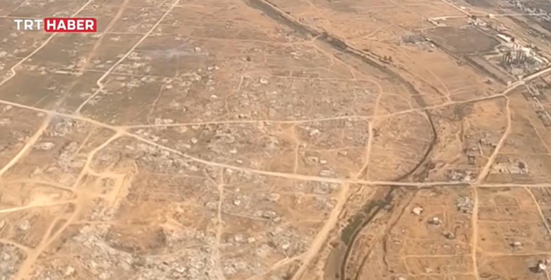 Dev bir enkaza dönüştü! İsrail'in Gazze'de korkunç yıkımı Air 2 tarafından görüldü