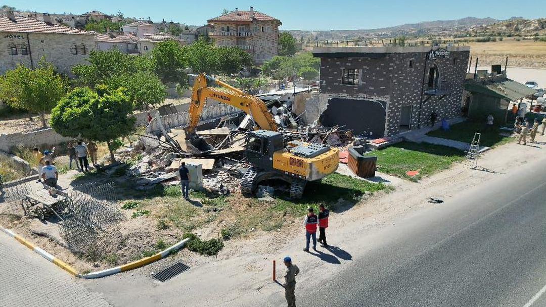 Kapadokya yasadışı yapılara karşı savaşmaya devam ediyor: 