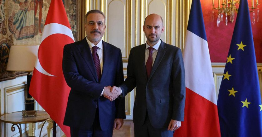 Bakan Fidan, Fransız mevkidaşıyla “Gazze”yi görüştü