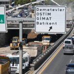 Ankara’da bitmeyen yol çalışması trafiği kilitledi