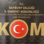 Bayburt’ta kaçak alkol ve tütün operasyonlarında 4 şüpheli gözaltına alındı