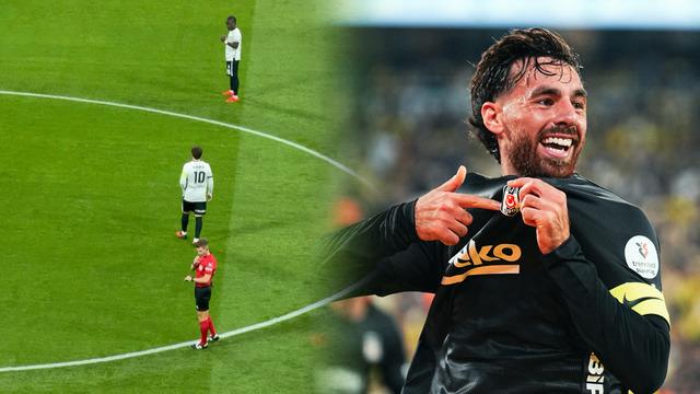 Tüpraş Stadyumu’nda tüyler diken diken! Beşiktaş taraftarından kaptan Orkun Kökçü’ye olay ‘Pınarbaşı’ jesti…